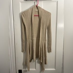 Open front sweater